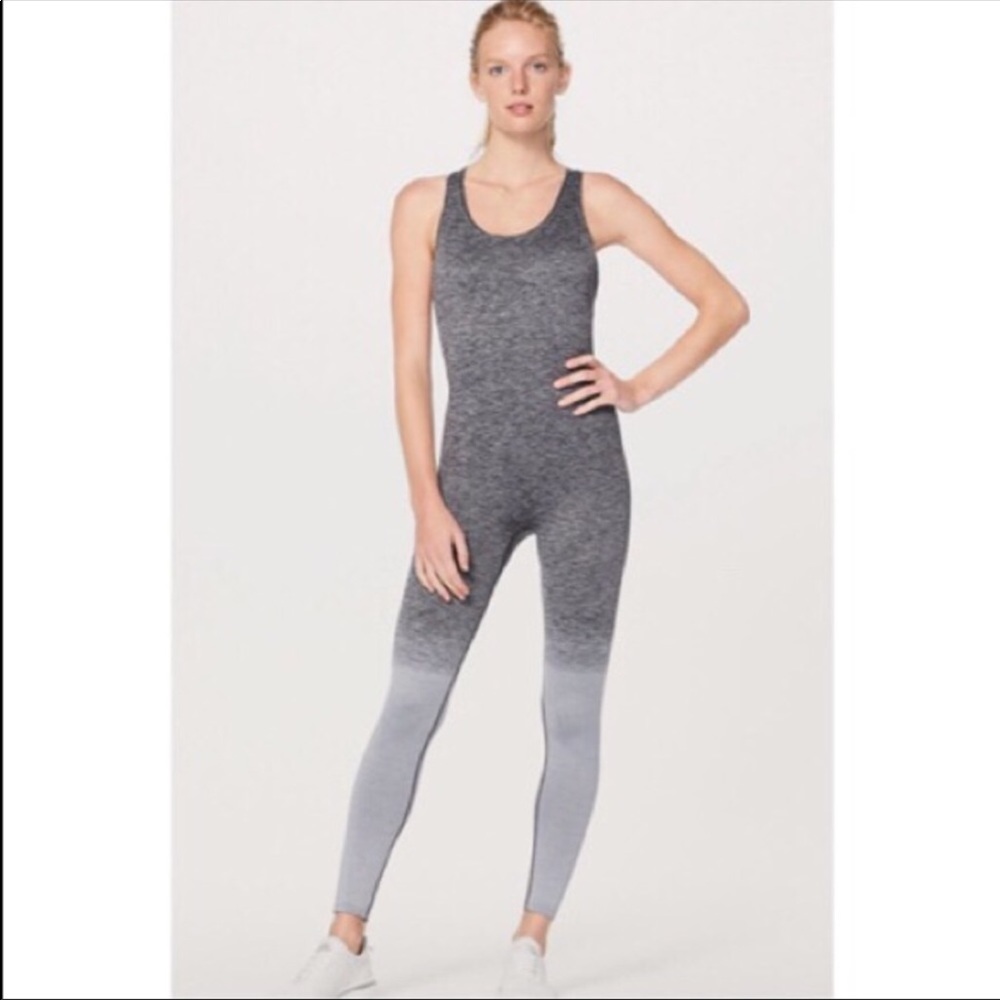 Lulu unitard ombré grey
